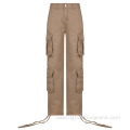 Vintage High Waist Streetwear Wide Leg Cargo Pants